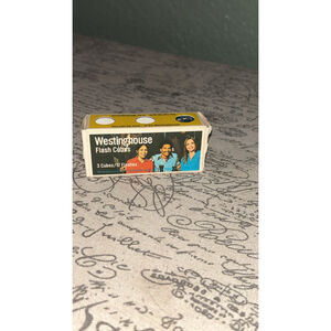 Vintage Westinghouse Flash Cubes One Size Blue White